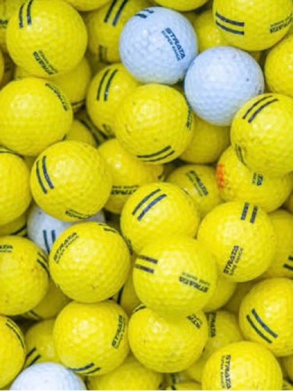 10 Pack of Mixed Random and Assorted Practice Golf Balls